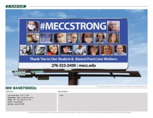 MECC Strong billboard1