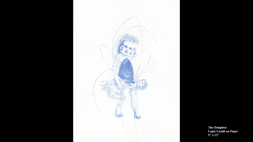 Marie-Porterfield_0007_The-Daughter-Lapis-Lazuli-on-Paper-9”-x-12”-