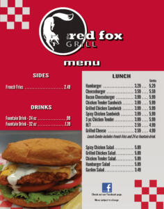Red Fox Grill Menu 11x14 August 2023-1