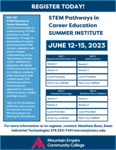 STEM Pathways in Career Education SUMMER INSTITUTE-1