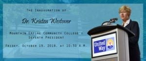 Dr. Kristen Westover Inauguration